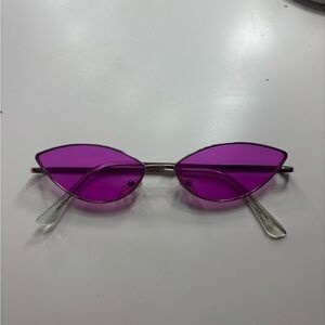 Zumiez Magenta Cat-Eye Sunglasses